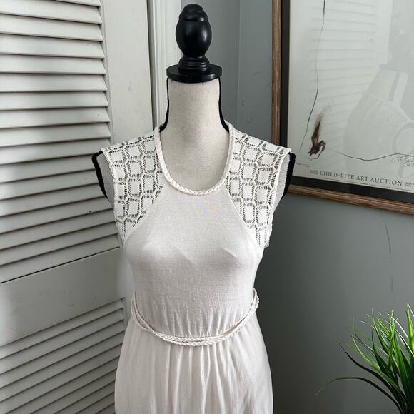 FREE PEOPLE Womens Dress Small Afternoon Delight Crochet Boho Chic Summer - Picture 2 of 10